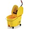 Rubbermaid Commercial 44 qt Mop Bucket and Wringer Combination, Yellow, Plastic FG757688YEL - alternate 1